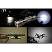 Tactical flashlight supplier cree rechargeable LED aluminum small power light led torch